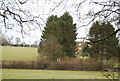 Hoath Farm Cottages, between the trees