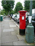 TQ2805 : Anonymous Pillar Box, Denmark Villas, Hove, East Sussex by Christine Matthews