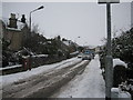 Dunblane in Winter. Kilbryde Crescent looking northeast