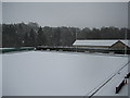 Dunblane in Winter: The Bowling Club.