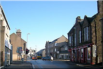 NO4650 : East High Street, Forfar at its junction with North Street and South Street by Alan Morrison