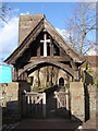 Lych gate, Christchurch parish church, Newport