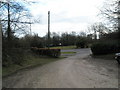 The car park at St Peter, Westhampnett