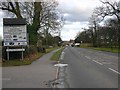 Entrance to Riverside Caravan Park, Tiddington