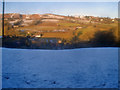 Snow covered field north of Ridgebourne Road