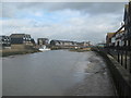 Houses either side of Faversham Creek