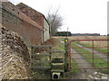 Footpath stile at Marsh House Farm