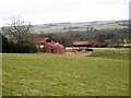 Red barns at High Garth Farm