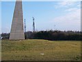 O1743 : Radio masts near the Dublin Airport Roundabout by Eric Jones