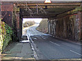 Under the railway bridge