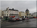 Parked cars on Worthing seafront