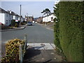 Access from the footpath into Old Vicarage Close, Llanishen, Cardiff