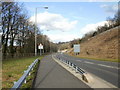 B4251 Sirhowy Enterprise Way heading away from Chartist Bridge roundabout, Blackwood 