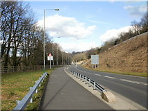 ST1797 : B4251 Sirhowy Enterprise Way heading away from Chartist Bridge roundabout, Blackwood  by Jaggery