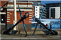 Anchors at Ocean Village, Southampton