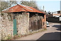 Old workshop beside the road