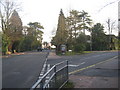 Road junction on A267 Frant Road