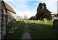 TR1144 : St James, Elmsted, Kent - Churchyard by John Salmon