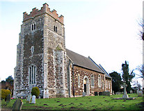 TF6204 : St Mary's church in Wimbotsham by Evelyn Simak