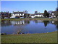 SD3931 : Village Pond "The Dub" Wrea Green, Lancashire by Robert Wade