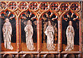 All Saints, South Milton, Devon - Screen detail