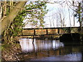 Footbridge and weir