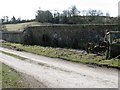 Collection of old farm machinery at Saddlescombe farm