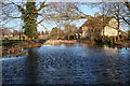 Village pond at Diddington