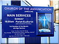 Tin Church, Windermere Avenue, London HA3 - Notice board