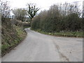 Lane Junction Near The Round Oak