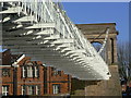 SK5737 : Wilford Suspension Bridge by Alan Murray-Rust