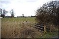 Footbridge carrying a footpath off Brack Lane