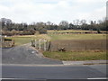 Farmland alongside Risca Road (B4591)