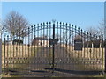 Farm gates at Middle Swainston