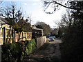 Old Exeter Road joins Higher Sandygate