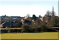 Daventry: playing field and Eastern Way