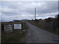 Entrance to Cefn Saeson Fawr Farm