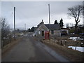 Telephone kiosk at Easter Migvie crossroads