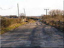 SD7705 : Track to Lower Heaps Farm by David Dixon