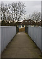 Footbridge Over Two Routes to The North