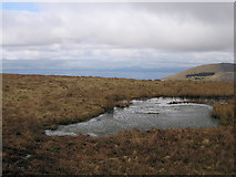 SH6322 : Boggy pond on the Diffwys ridge by Rudi Winter