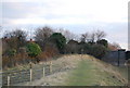 Flood embankment along the River Rother