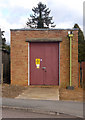 Daventry: electricity sub-station beside Swann Dale