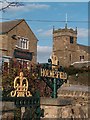 Holmesfield - Church, Pub-Restaurant and Coronation Garden