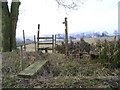 Stile and footbridge