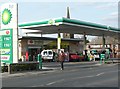 Post office and BP filling station, Victoria Road, Morley