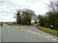 Lane junction west of Drayton Bassett