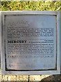 Information board for Mercury