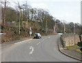 Darran Road climbs towards Lime Kiln level crossing, Risca