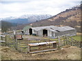 Farm buildings at Lianach Glen Buckie